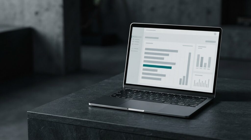 WordPress speed optimization service performance audit on a dark professional monitor display