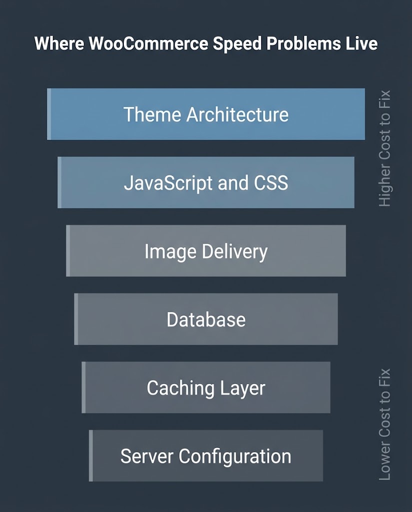 woocommerce performance six layer stack